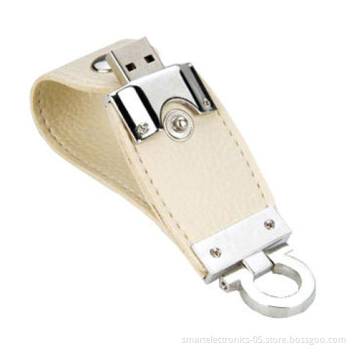 Leather USB flash drives, 64MB-128GB capacity, high quality, free logo printing, package, no MOQ